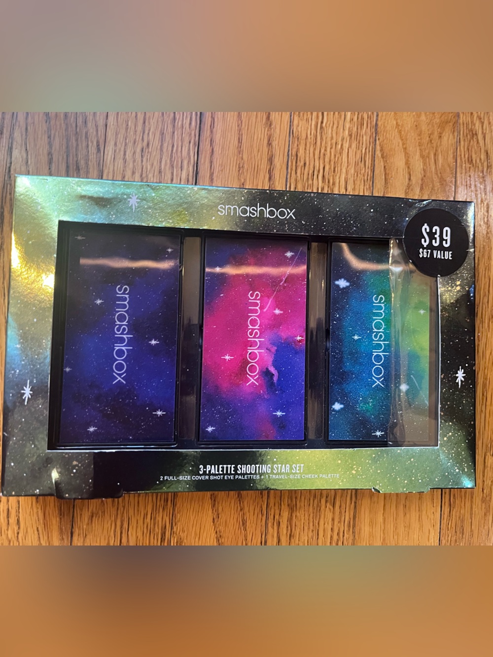 Smashbox Shooting Star 3-Palette Set - 
2 eye palette and 1 cheek palette NIB